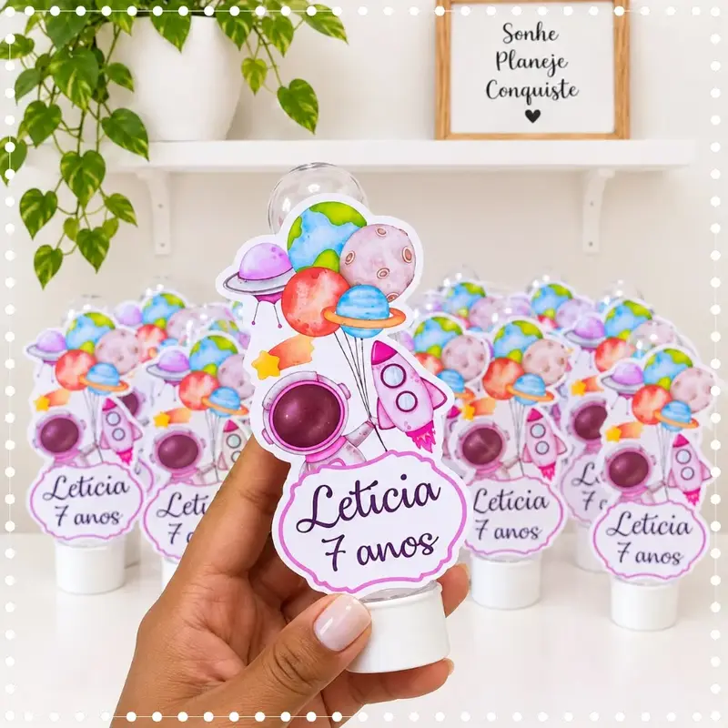 Tubetes 3D Personalizados Lembrancinhas De Festas